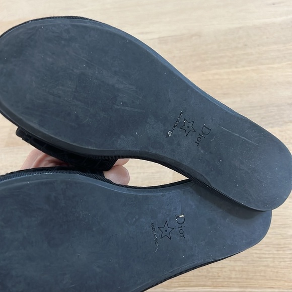 Christian Dior Velvet Cannage Chez Moi Slide 38.5 - Picture 3 of 4